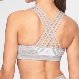 Athleta Jacquard Fully Focused Bra size Med